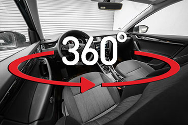 360-Grad-Ansicht Octavia apego EU-Neuwagen virtuell erleben.