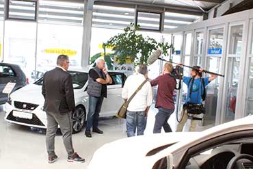 Bild vom Galileo-Dreh